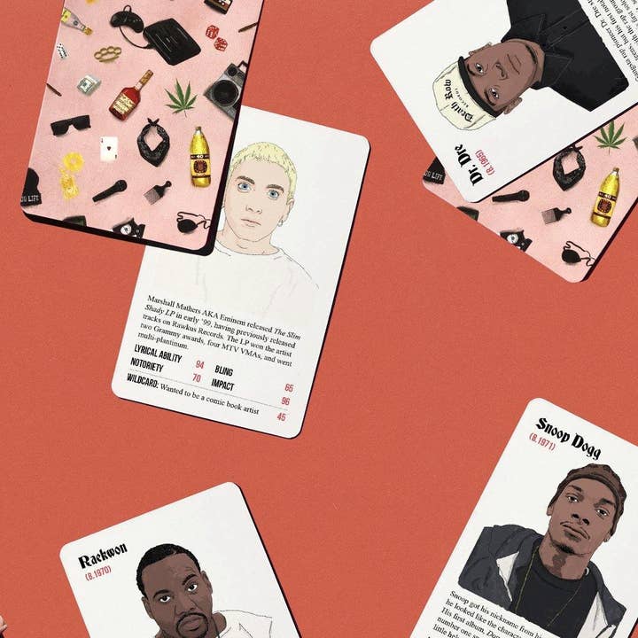 Stacks London - Vente Jeux de cartes - Rapper Stacks Édition des années 90 : Jeu de cartes3