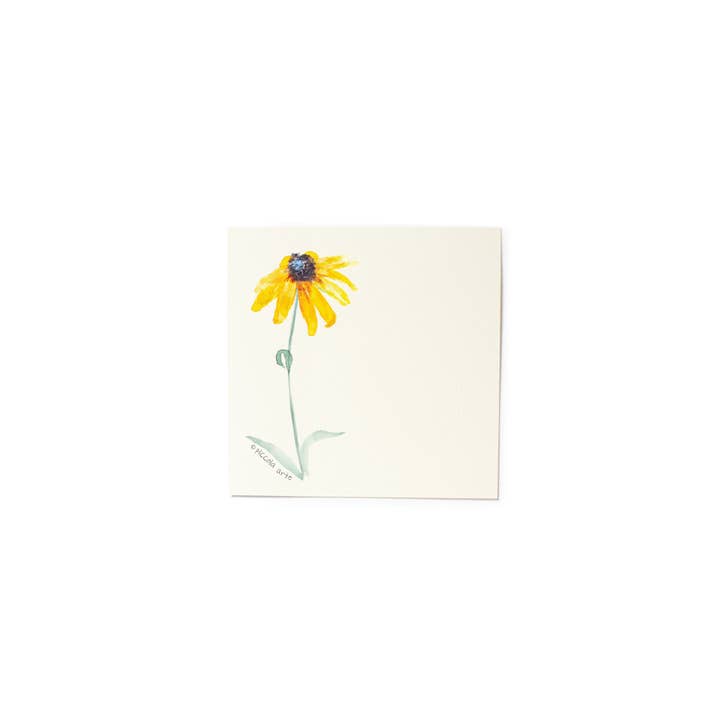 Piccola Arte - Wholesale Stationery/Notecard Set - Mini Stationery Set - Black-eyed Susan1