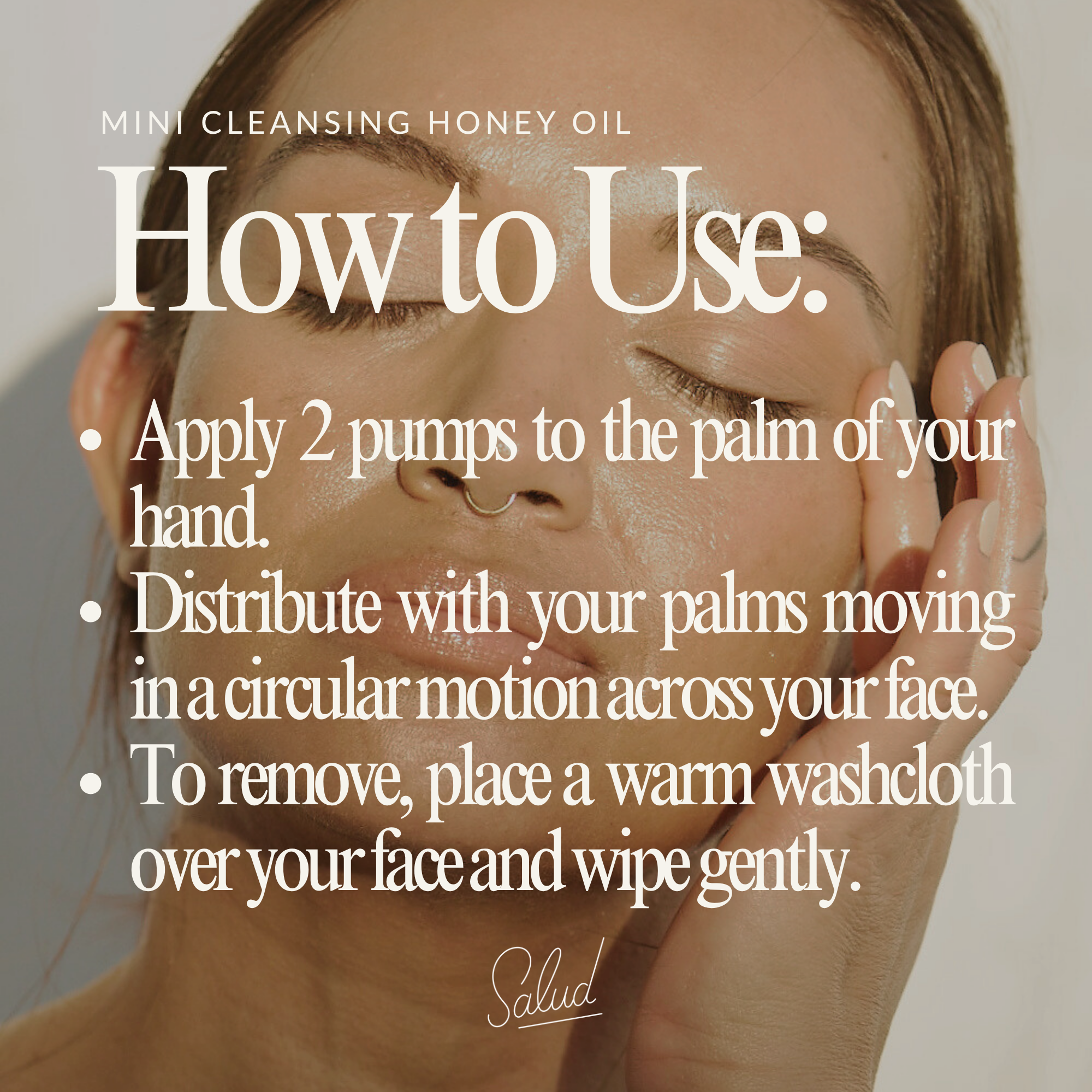 Salud - Wholesale Facial Cleanser - Mini Cleansing Honey Oil | 1.01 fl oz / 30 ml2