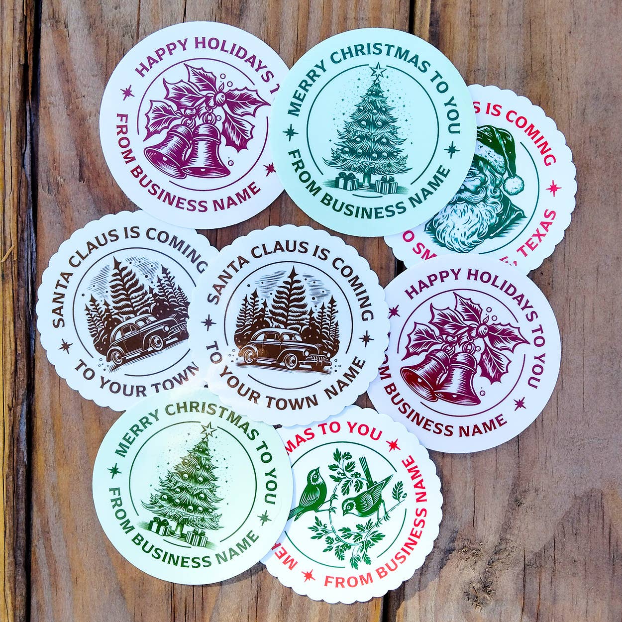 Skylark Printing - Wholesale Sticker - Holiday Souvenir Sticker Customizable with Your Text10