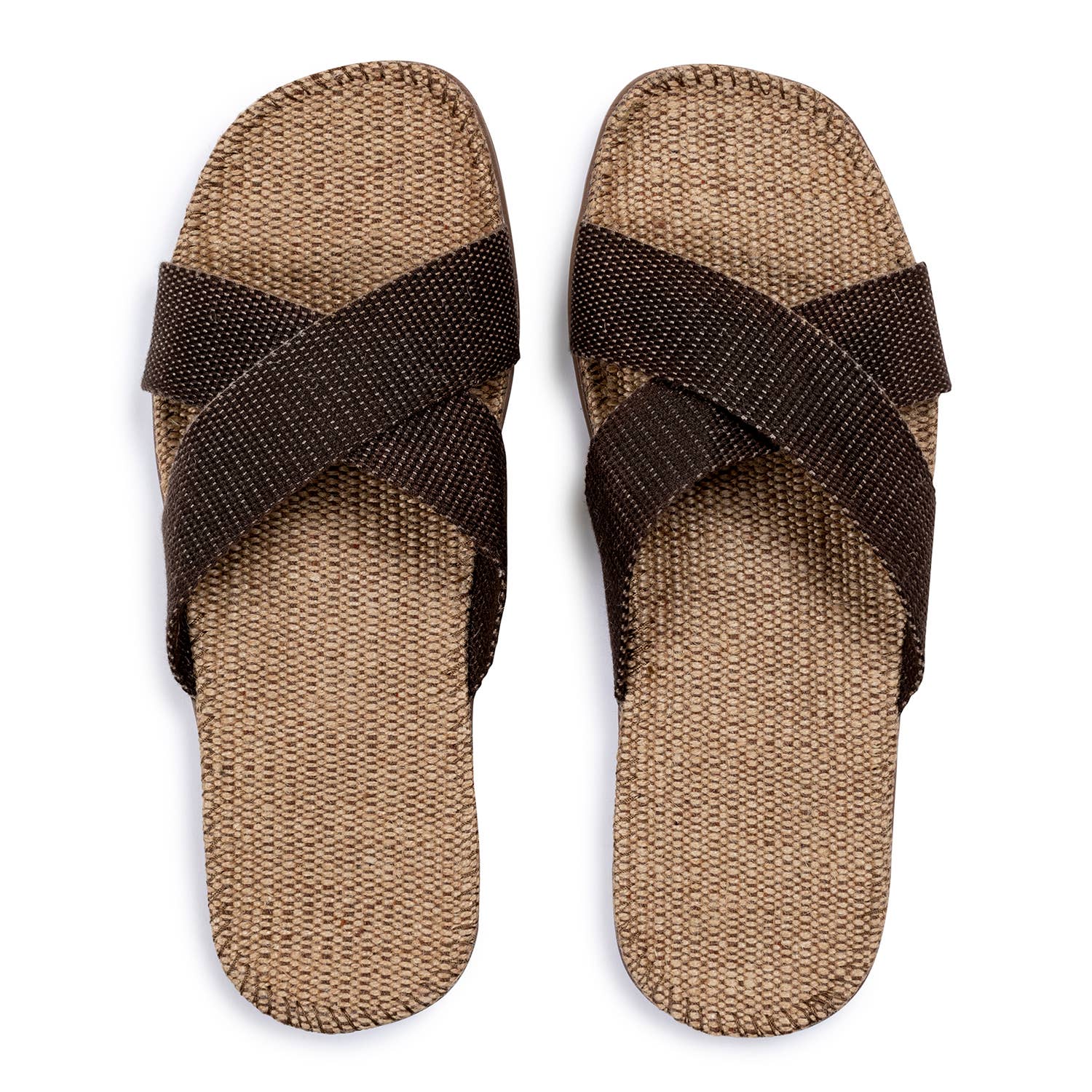 Shangies by Stilov - Wholesale Sandalen - Uniseks - Shangies uniseks jute sandaal – bruin koffie1