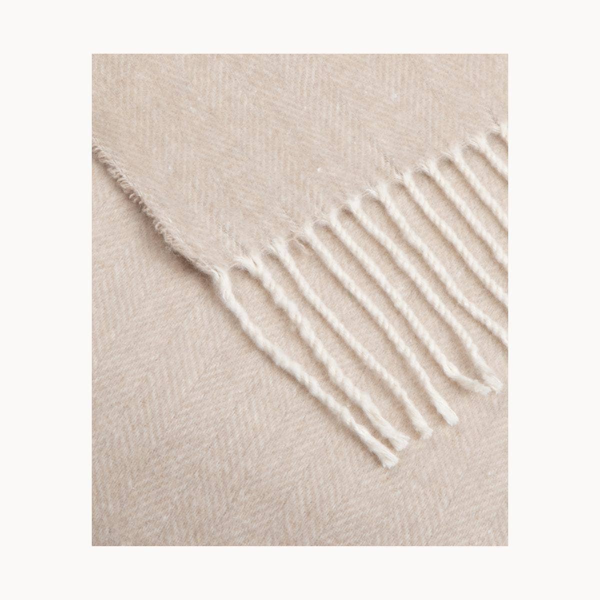 SOFIA TOSCANO - Wholesale Throw blanket - Super Soft Babele Herringbone - Plaid in Recycled Cotton9