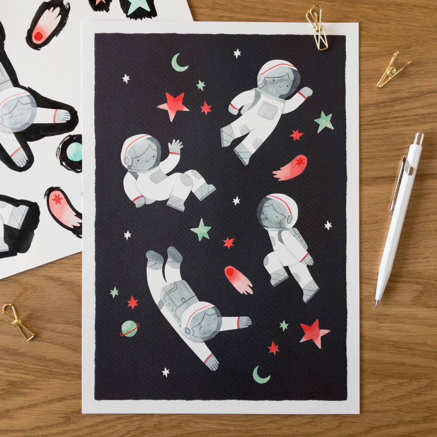 Natàlia Juan Abelló - Wholesale Art Print - Astronauts Art Print1