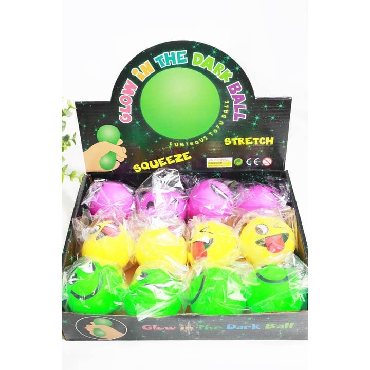 MIX COLOR Emoji Squishy Ball for wholesale on Faire