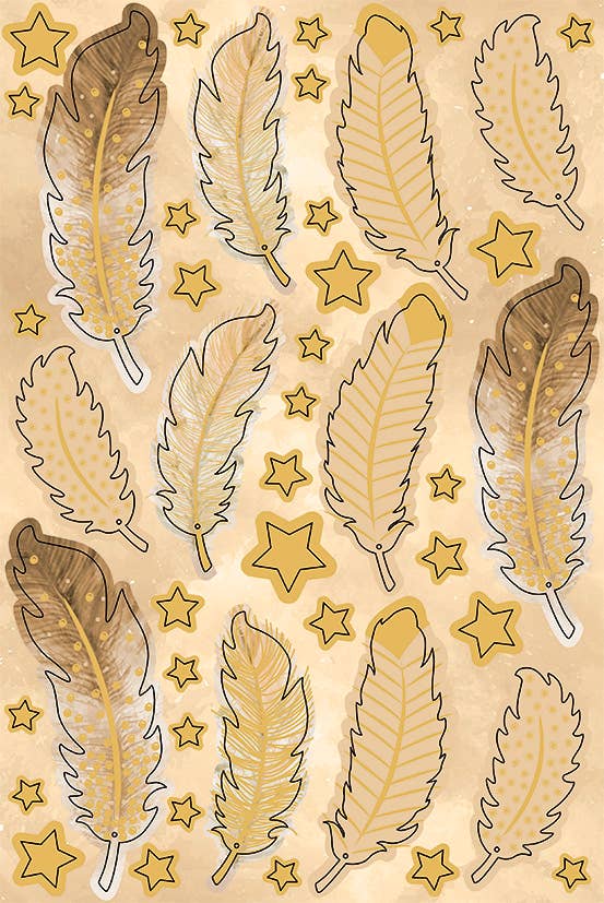 URSUS® / Buntpapierfabrik Ludwig Bähr GmbH & Co. KG - Wholesale Gift Box - “Feathers” gift box set, cream/gold4