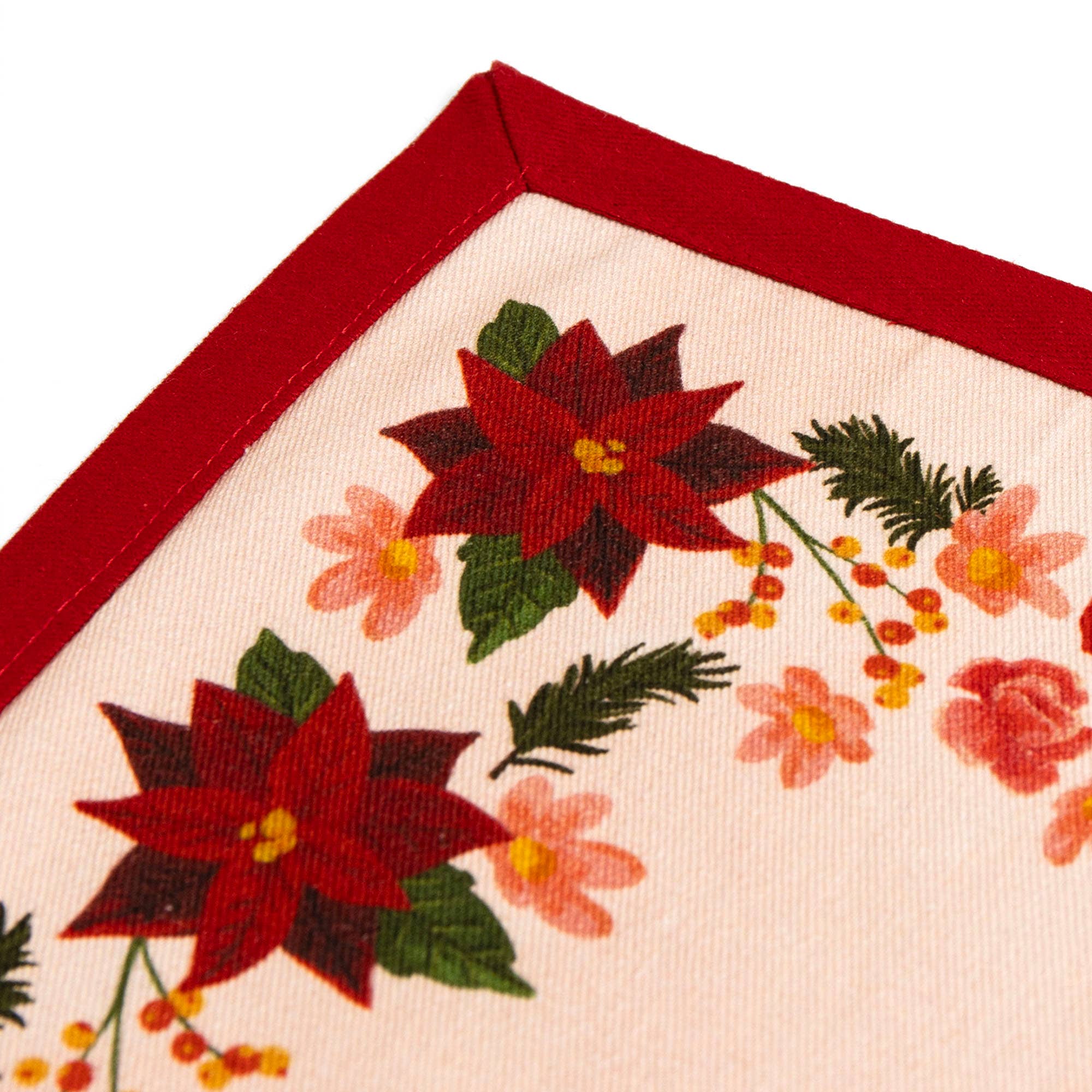 1canoe2 | One Canoe Two Paper Co. - Wholesale Placemat - Yuletide Blooms Christmas Cloth Table Placemat Set2