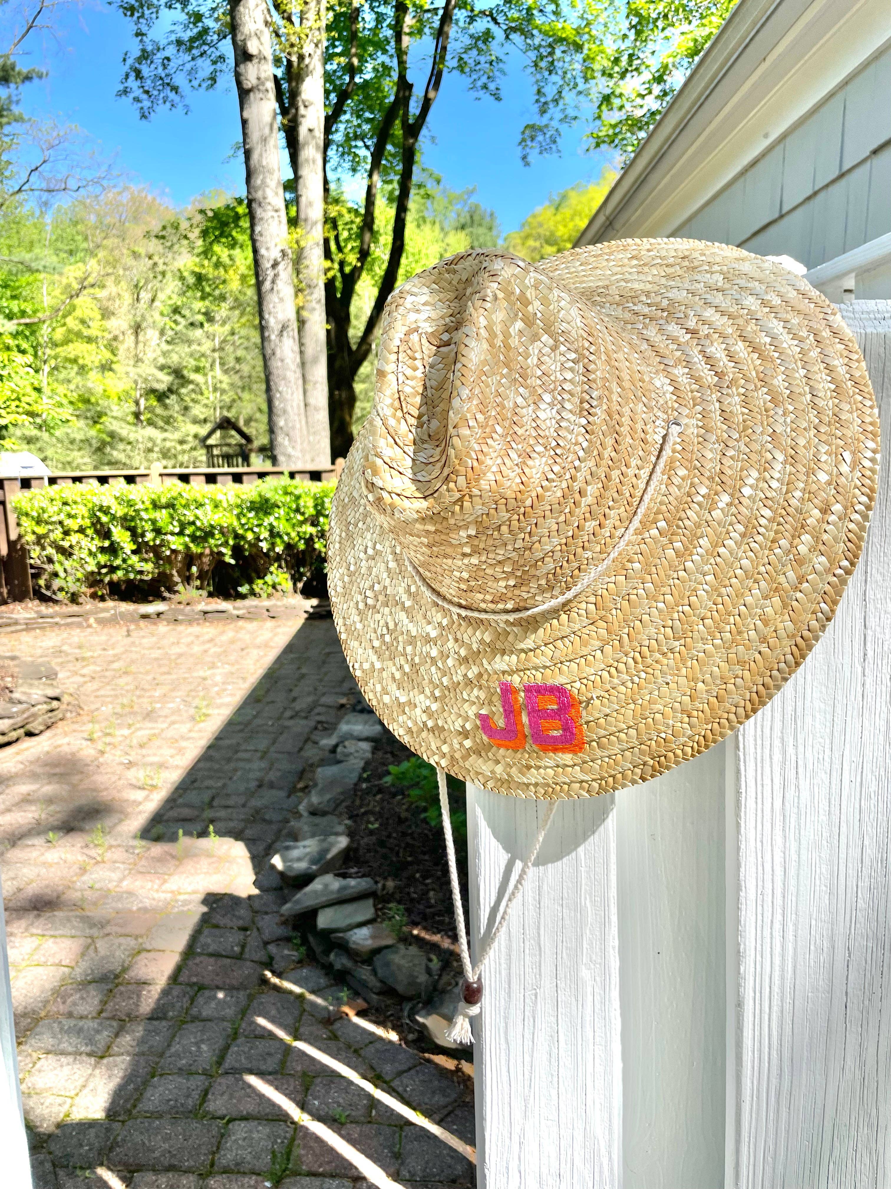 The Monogram Corner - Wholesale Straw Hat - Women's - BEACHCOMBER STRAW HAT12