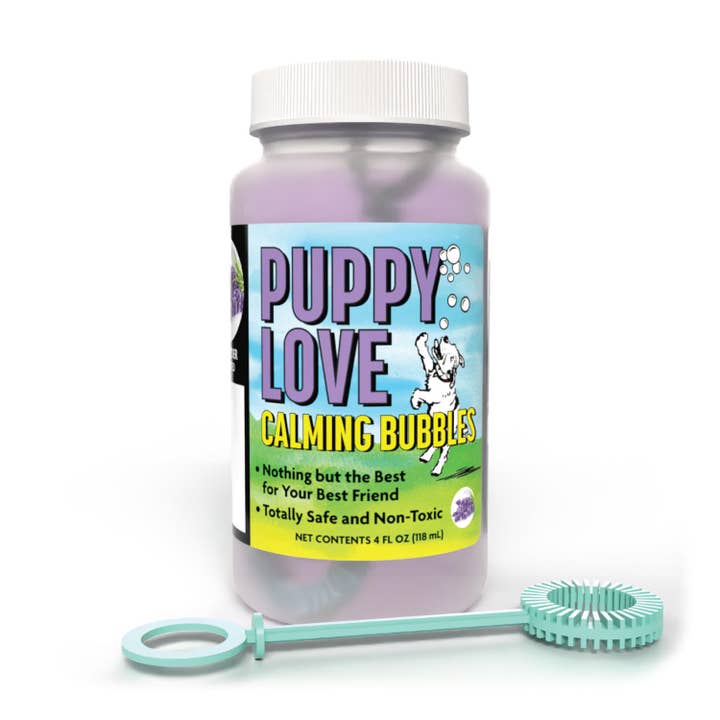 Atomic Bubbles - Wholesale Pet Toy - Dog - Puppy Love - Calming Bubbles - Lavender Scent - Single Bottle2