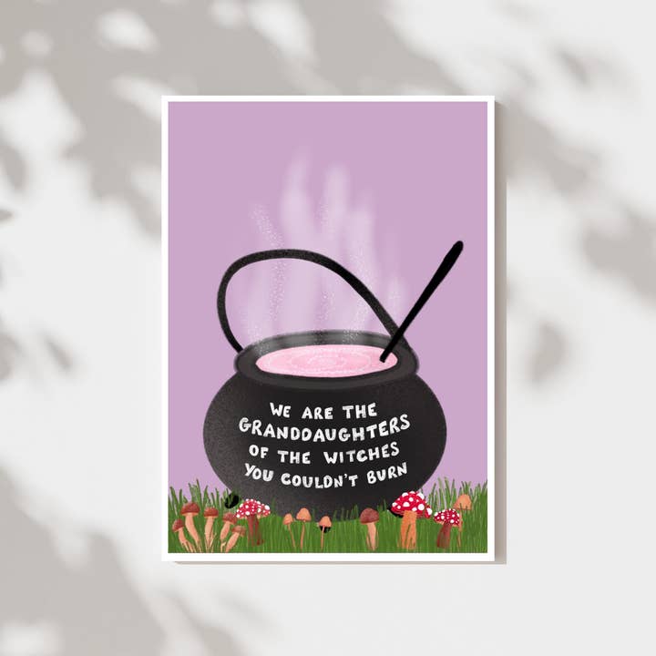 Impression artistique Witches You Couldn't Burn/Décoration d'intérieur spirituelle pour la vente par Kai Kathleen
