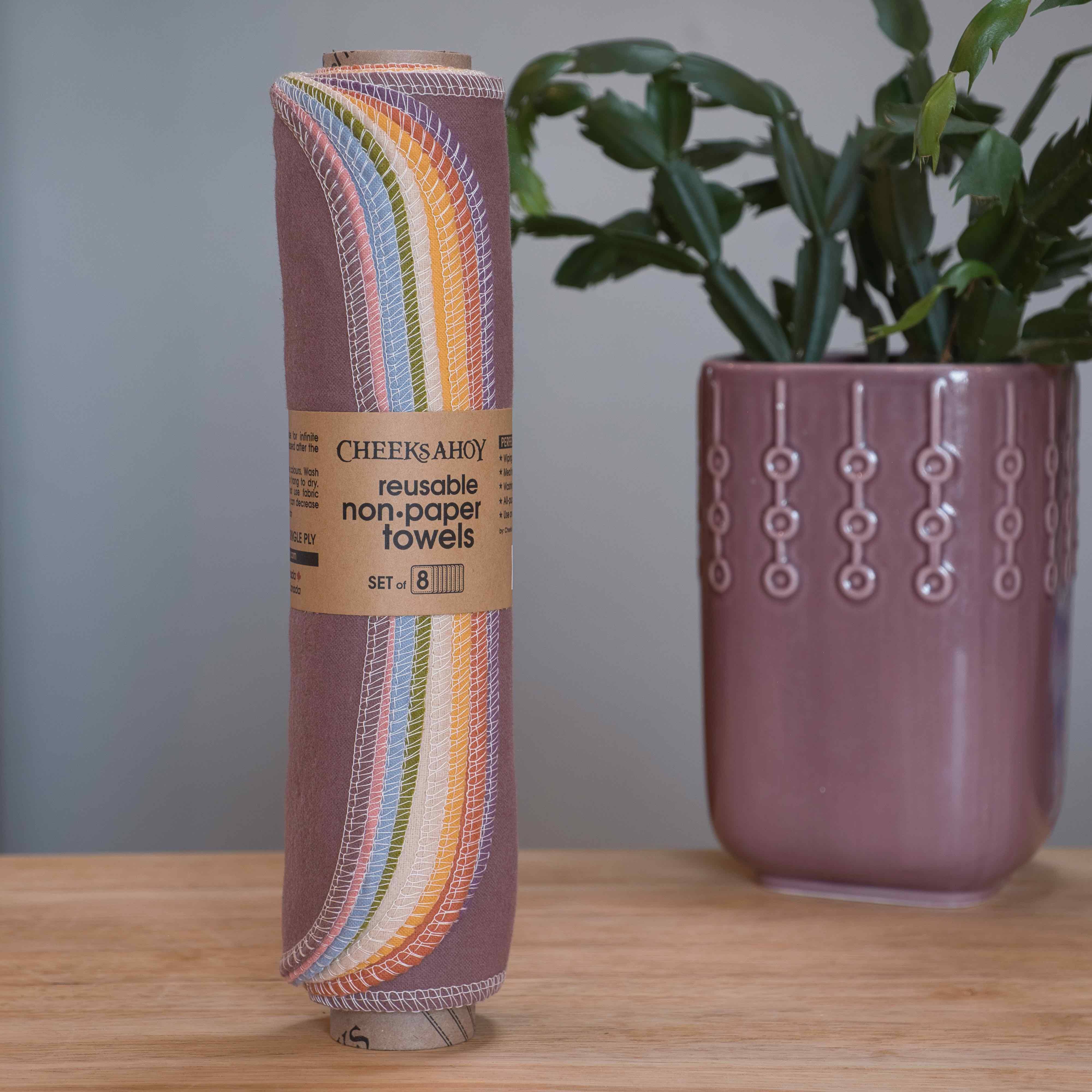 Cheeks Ahoy – wholesale Kökshandduk/Disktrasa – Återanvändbara icke-pappershanddukar - Autumn Woods - Begränsad upplaga2