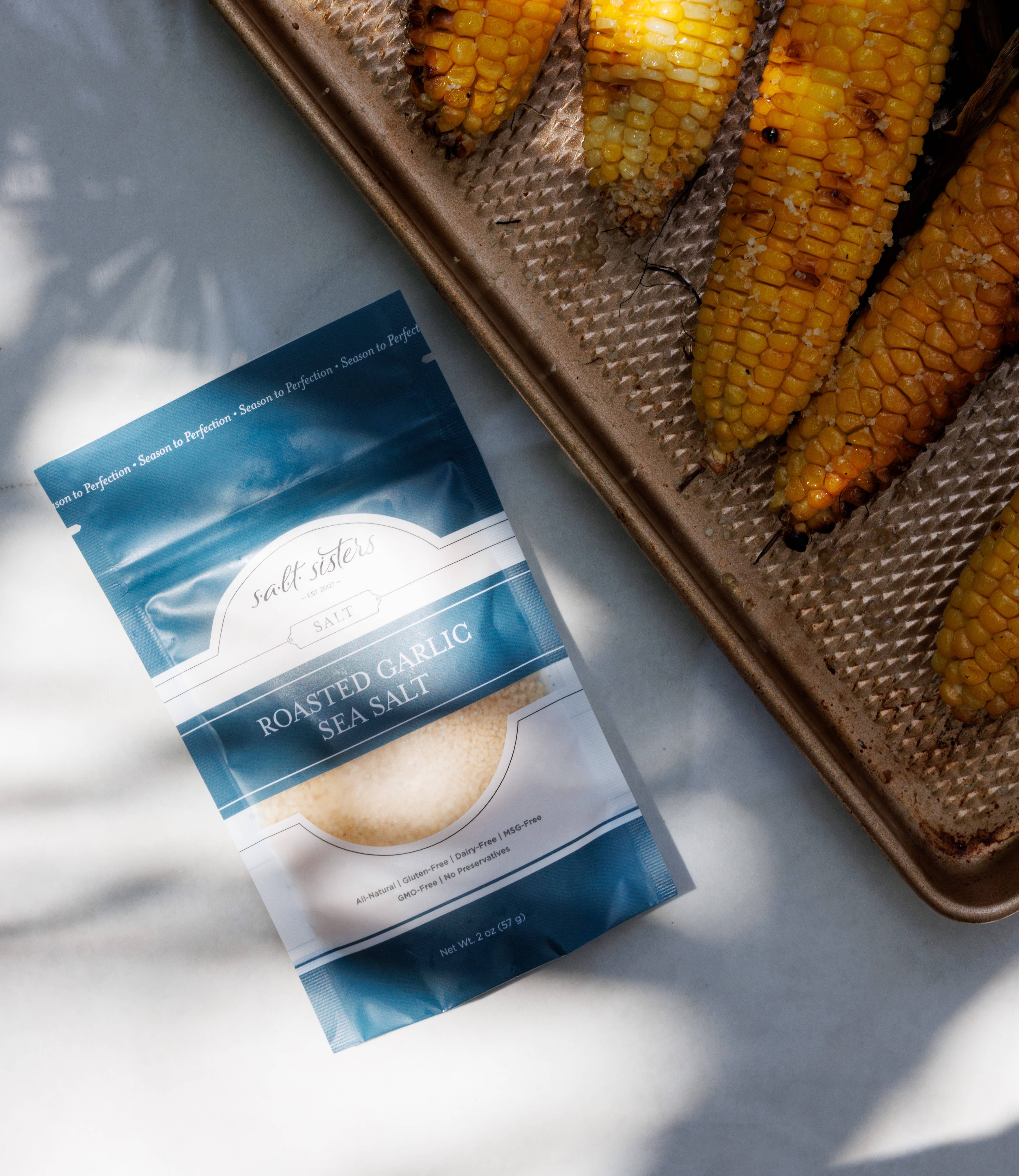 Salt Sisters - Vente Sel - Sel de mer entièrement naturel, ail rôti, 2 oz3