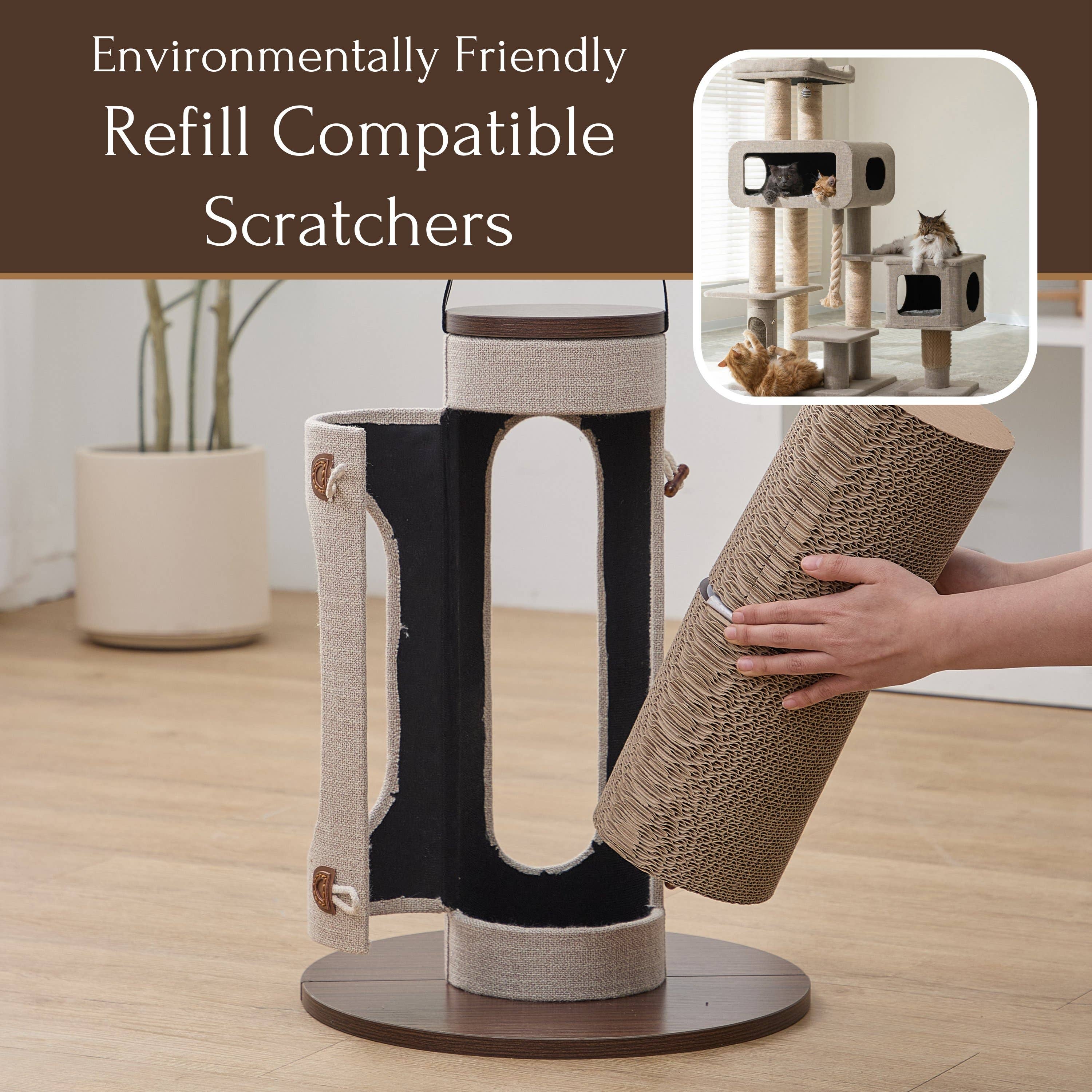 PetPals Group - Wholesale Pet Scratcher - Cat - PetPals 6.5" Tall Cardboard Scratcher Set 2-pack5