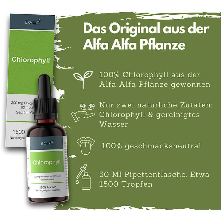 EXVital - Wholesale Oral Supplement/Vitamin - Liquid chlorophyll from alfalfa - high dose2