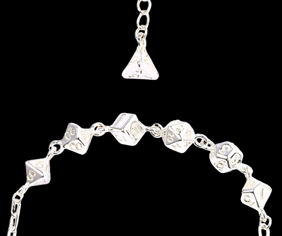 Hymgho Premium Dice - Wholesale Bangle Bracelet - HYJ041 Arcane Bangle Bracelet - Silver0