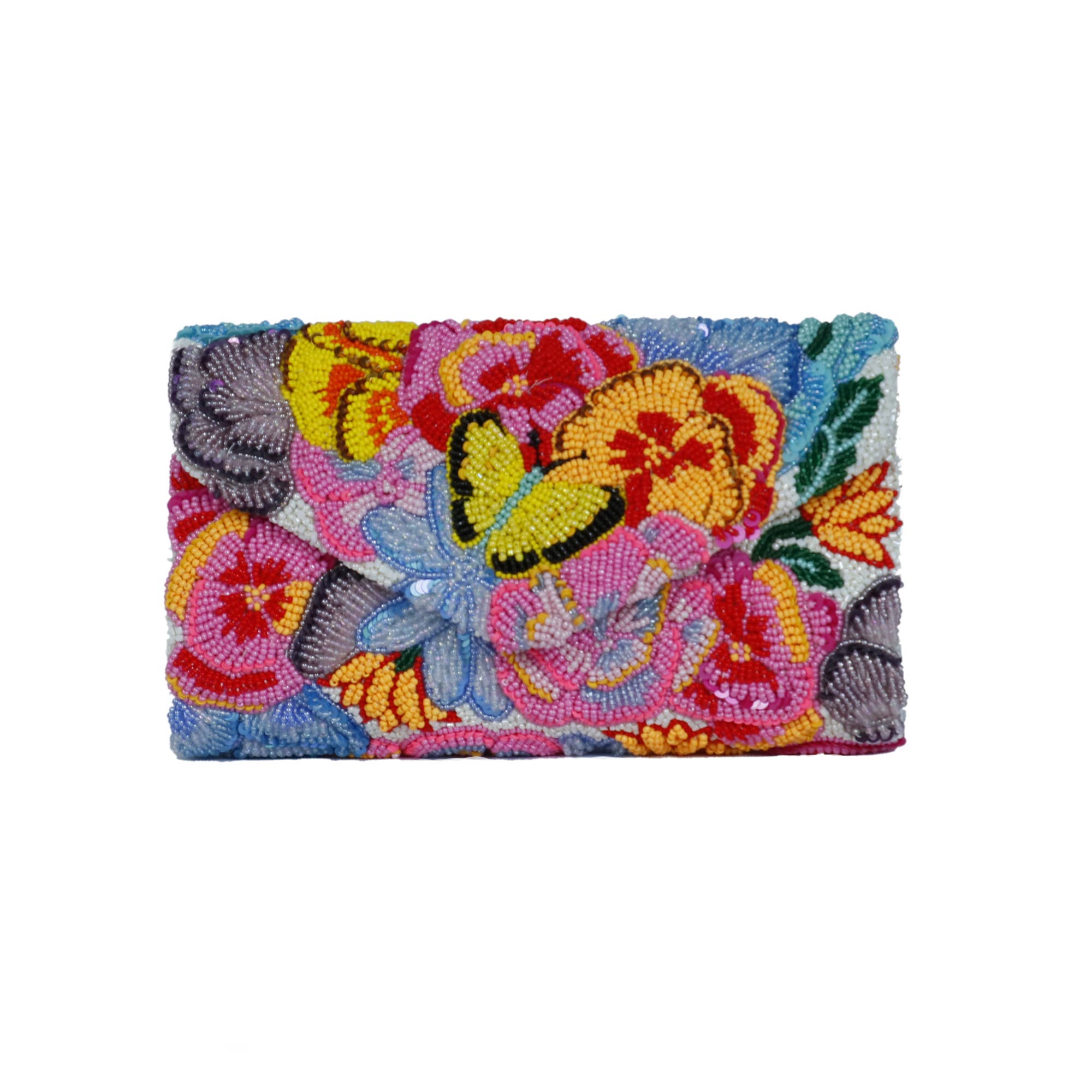 Tiana Designs - Wholesale Clutch Bag - Women's - Small envelope clutch multicolor butterflies0