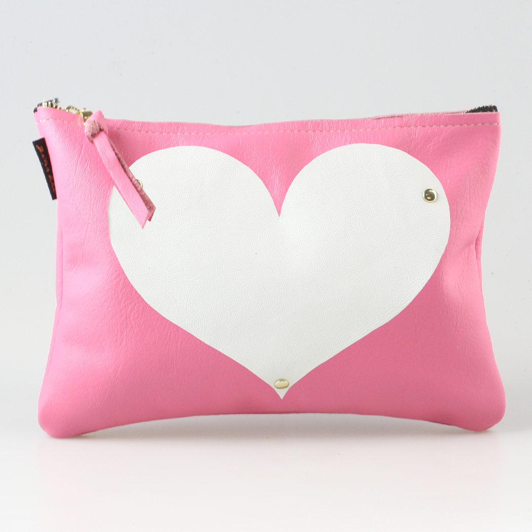 Zina Kao Exclusives – Engroshandel Posetaske - Dame – Soft Heart Applique: 3 størrelser! 16