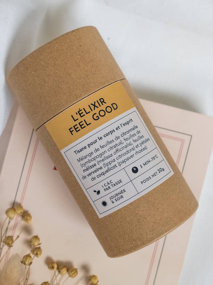 Relaxing herbal tea - Elixir Feel Good for wholesale by Entre Deux Haies