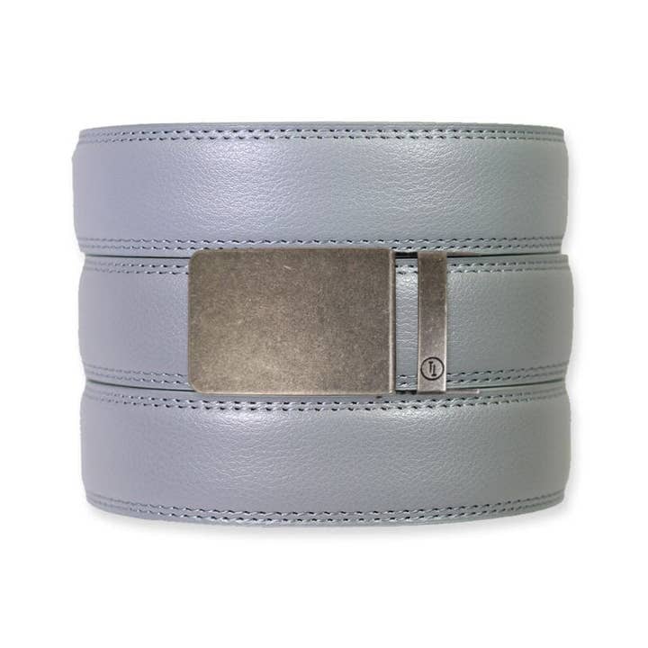 Tough Apparel - Wholesale Belt - Men's - Slate Leather Ratchet Belt & Buckle Set19