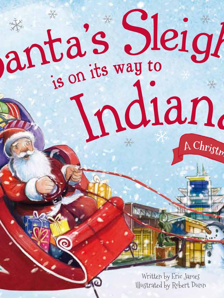 Santa's Sleigh Is on Its Way to Indiana (HC) for wholesale by Sourcebooks