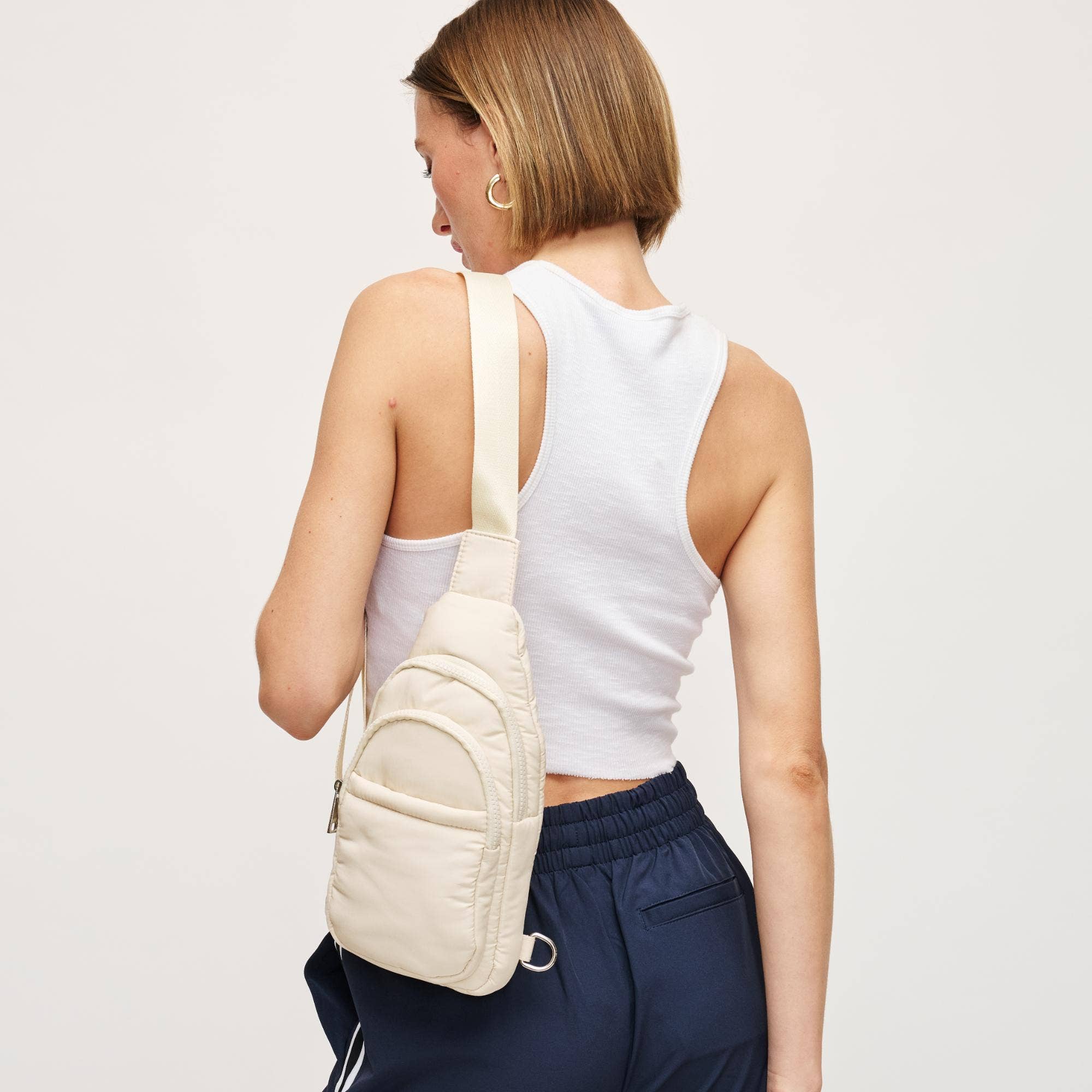 Urban Expressions - Wholesale Backpack - Women's - Kenny Nylon Multi-Compartment Sling Backpack Sling Backpack41