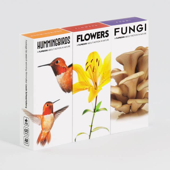 Flipboku – wholesale Visningsbok – Motion in Nature – interaktiv konstbok i set1