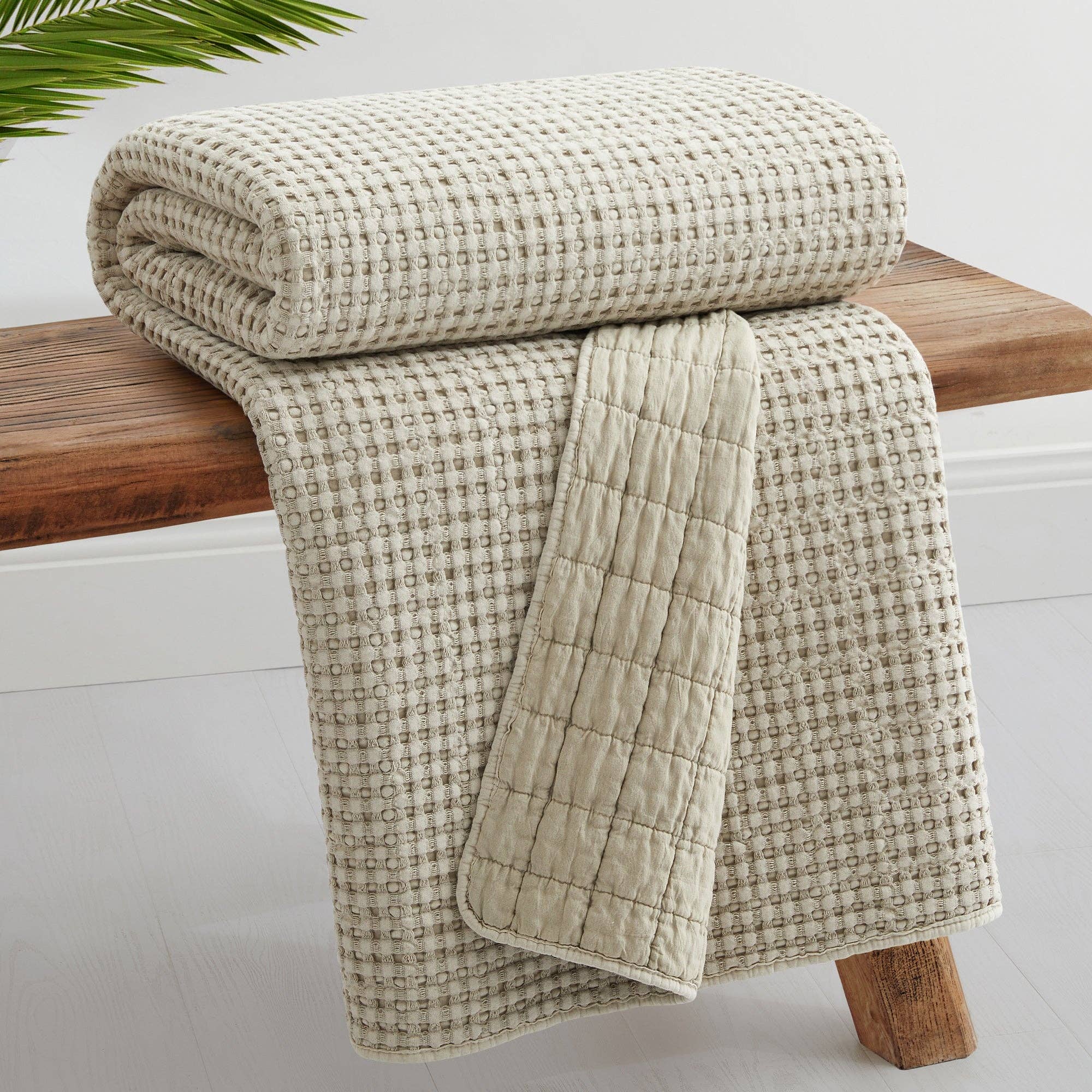 Levtex Home - Wholesale Throw Blanket - Mills Waffle Quilted Throw59