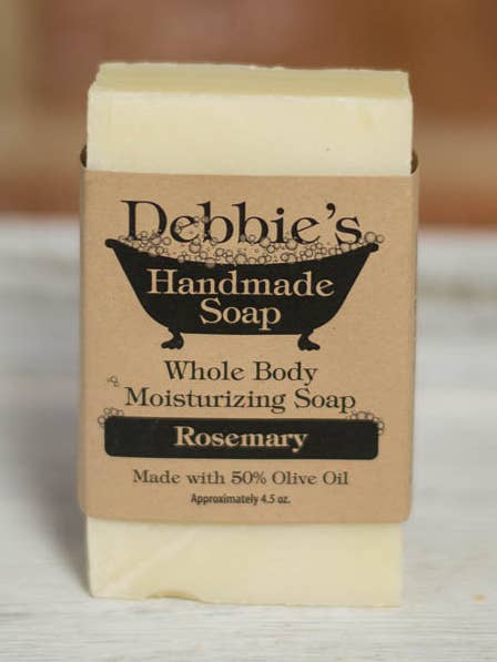 My Rosemary, handgemaakte zeep, 50% olijfolie voor wholesale door Debbie's Handmade Soap