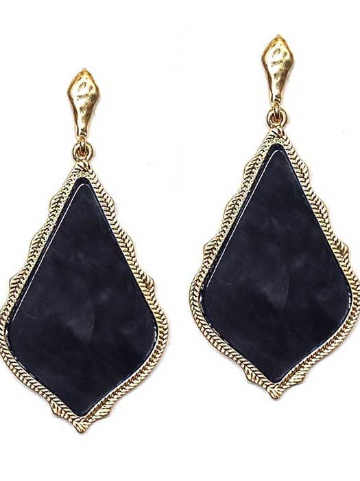 ( MX1098 ) STONE DROP EARRING for wholesale by Jewelry Max