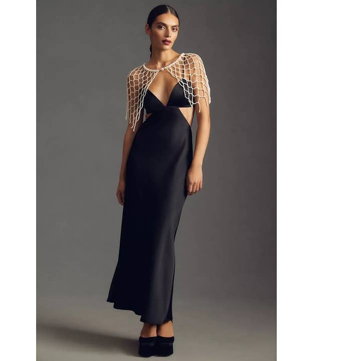 SAACHI - Wholesale Capelet - Women's - Pearl Beaded Capelet