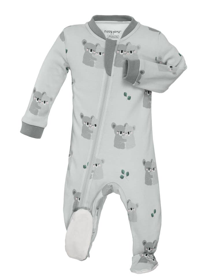 Koala-fied Cutie - Cotone Organico - Con Piedini per la vendita all'ingrosso da parte di ZippyJamz