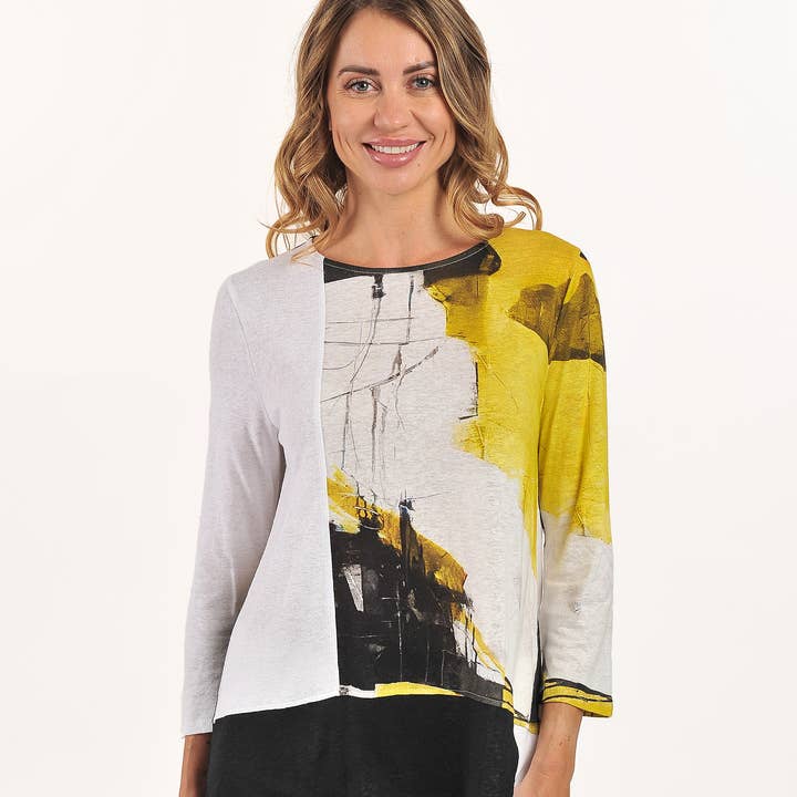 Linen Rayon Knit Tops for wholesale by Lemon Grass