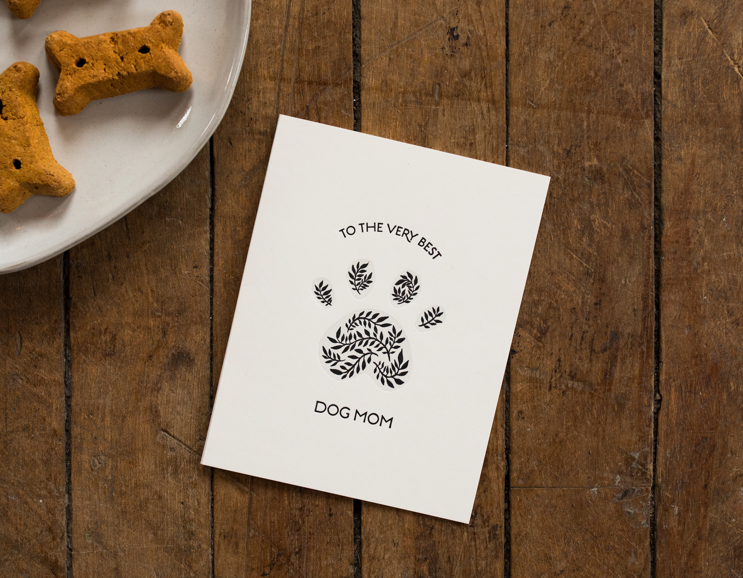 Lake Erie Design Co. - Wholesale Mother's Day Card - Best Dog Mom - Mother's Day - Letterpress Card1