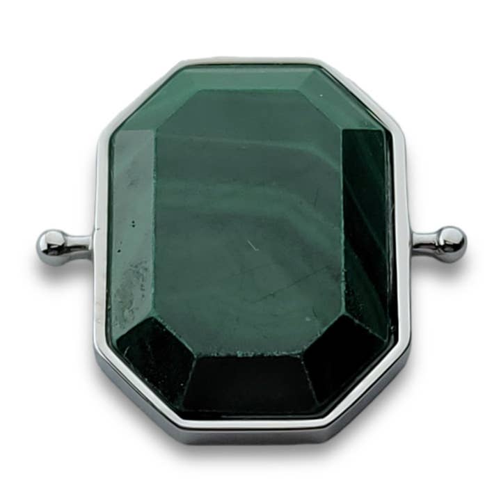 Elemento de cristal octangular de malaquita para venta al por mayor de CONQUERing