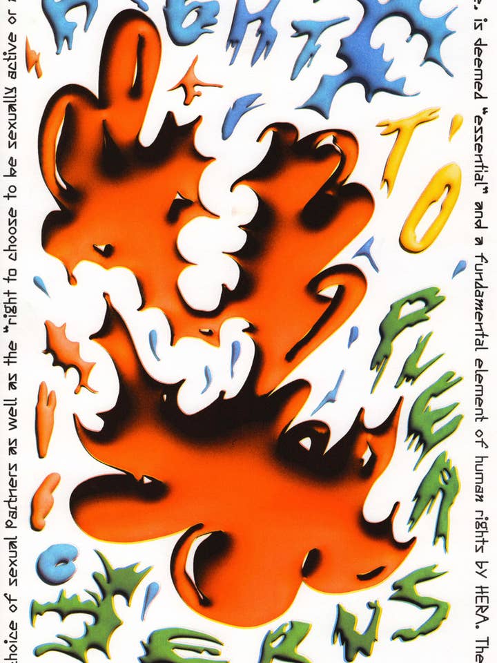 Right to Pleasure Poster for wholesale by Secret Riso Club