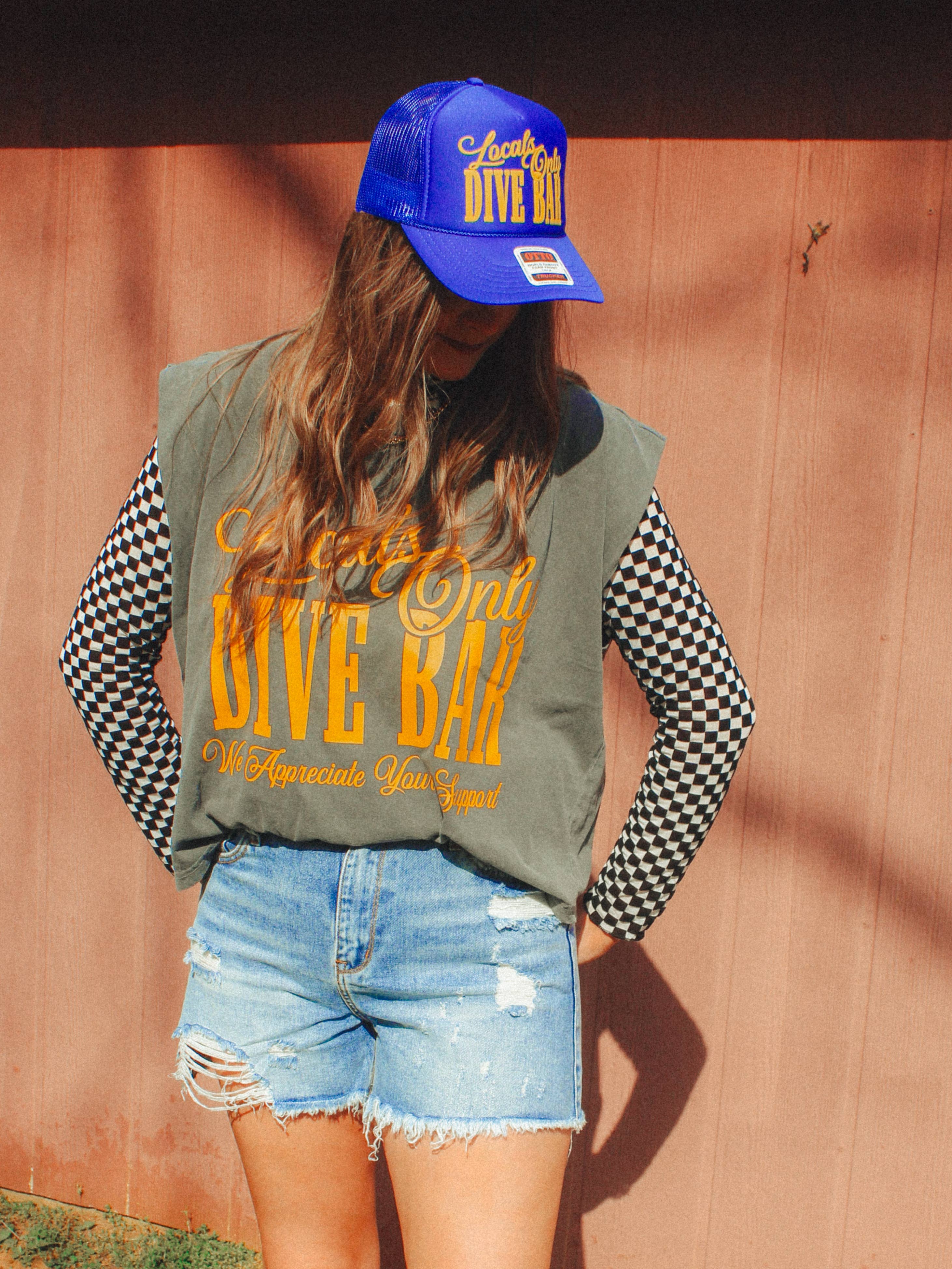 The Clandestine Underground – Großhandel Tanktop – Damen – Nur für Einheimische Tauchbar, Westliches Vintage Gekürztes Muskelshirt7