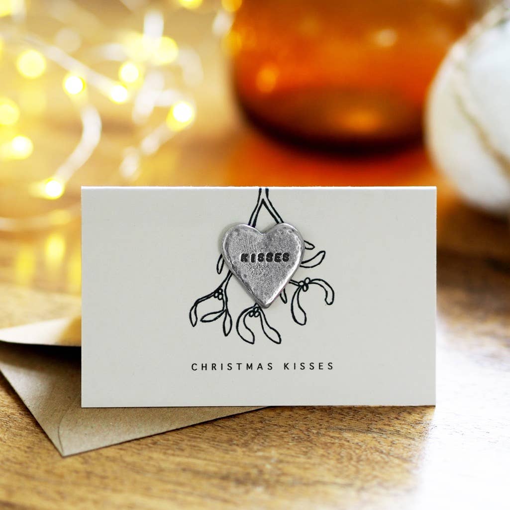 Kutuu - Wholesale Christmas Card - Christmas 'Kisses' Token Card1