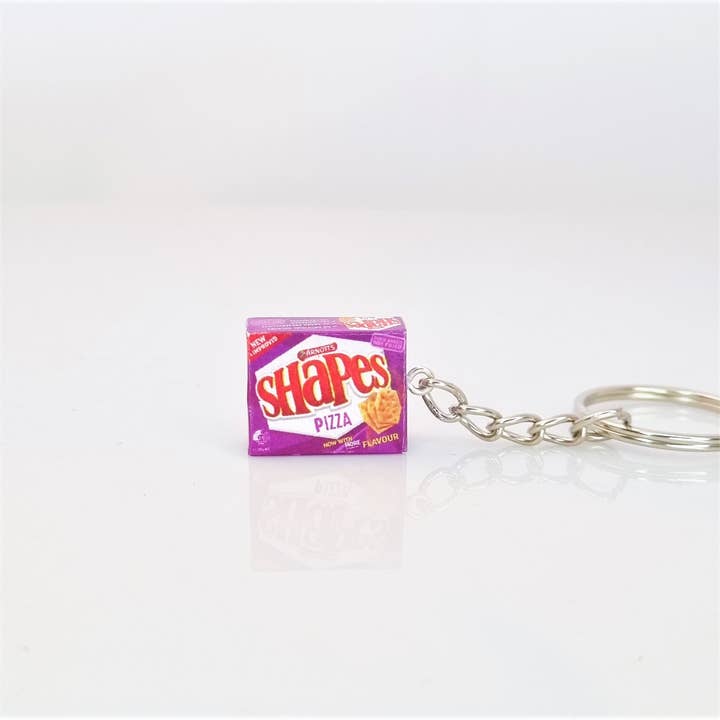 Pizza Shapes keyring for wholesale by Cheeky Little Monkeys Jewellery
