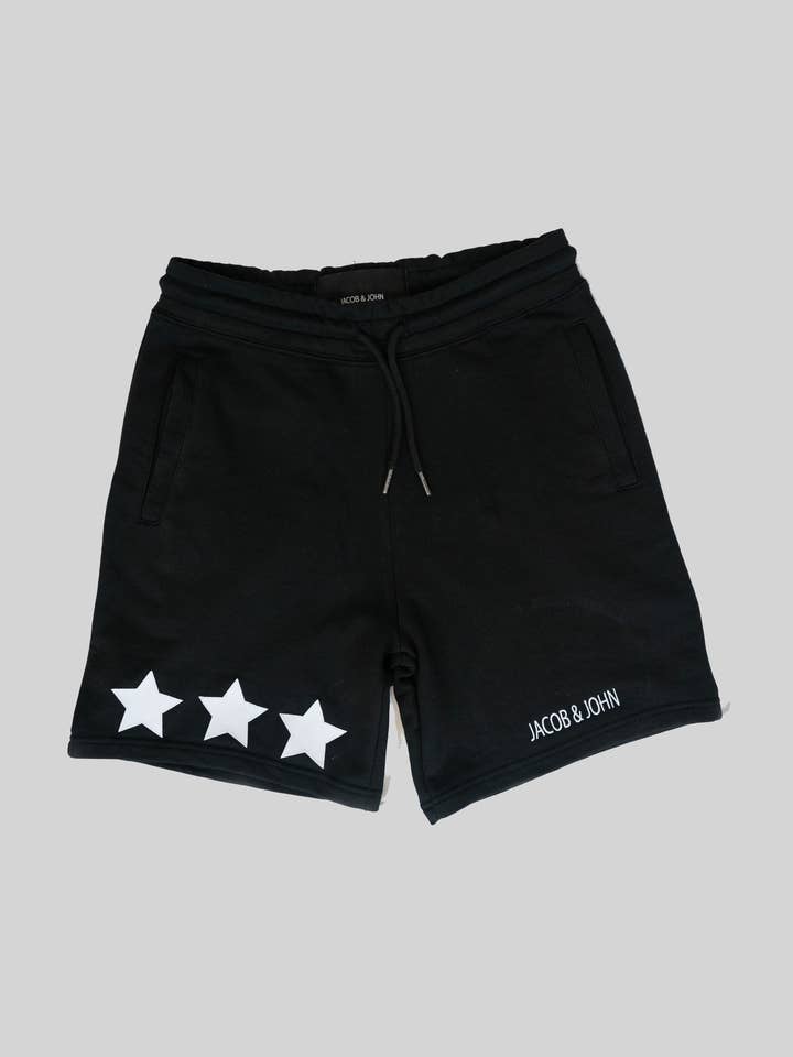 Black Star Shorts por atacado de Jacob & John