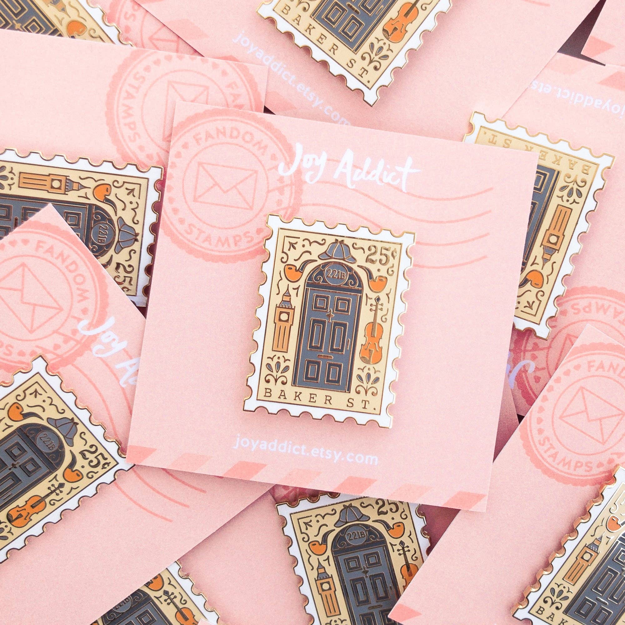 Joy Addict - Wholesale Lapel Pin/Button - Baker Street Enamel Pin3