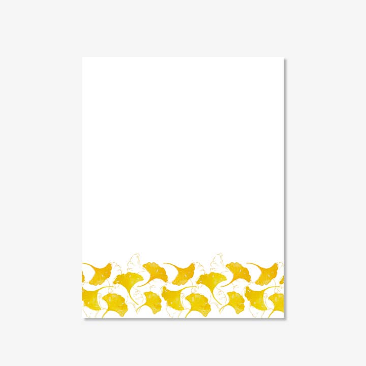 Ginkgo Notepad | Stationery | Shopping List Stationery
for wholesale by papierwinkel