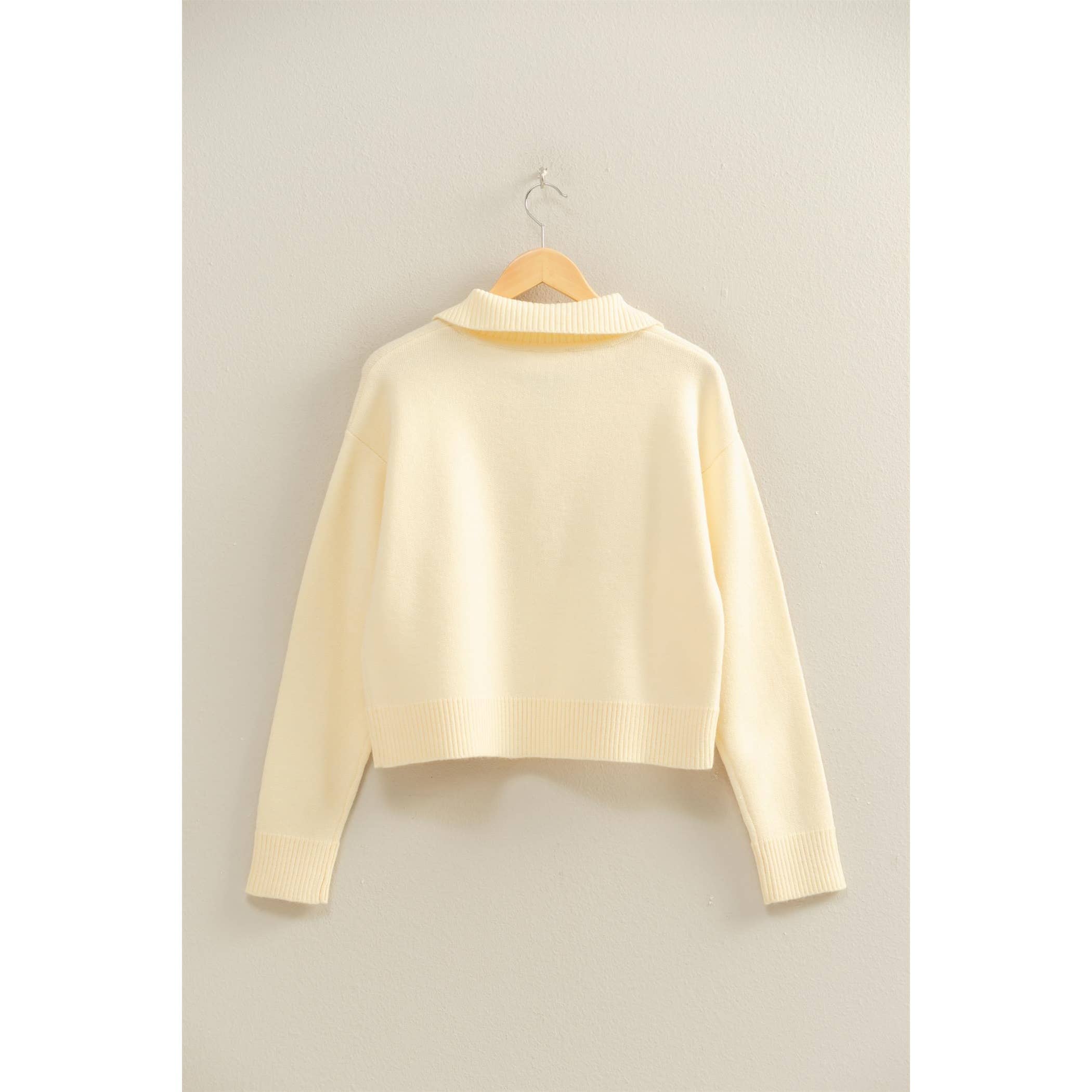 HYFVE - Vente Pull en maille – femme - Pull Classique à Demi-Zip18