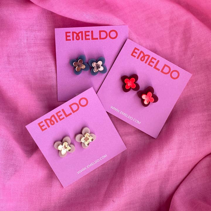 Solia Studs // Select Colour for wholesale by Emeldo