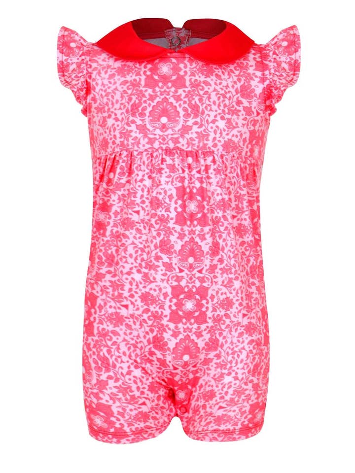 Combinaison Nala pour filles bébé et tout-petits - Riviera Blush pour la vente par Turtles and Tees