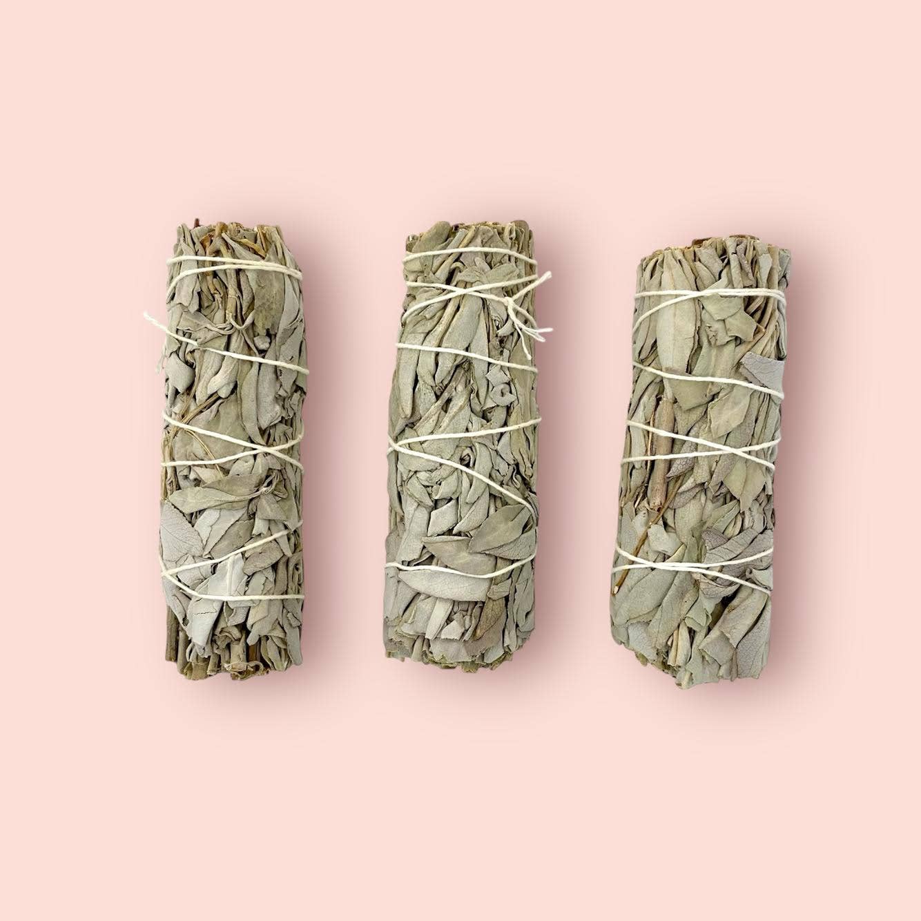 Good Vibrations Shop - Wholesale Sage Bundle - Organic White Sage Smudge 4"2