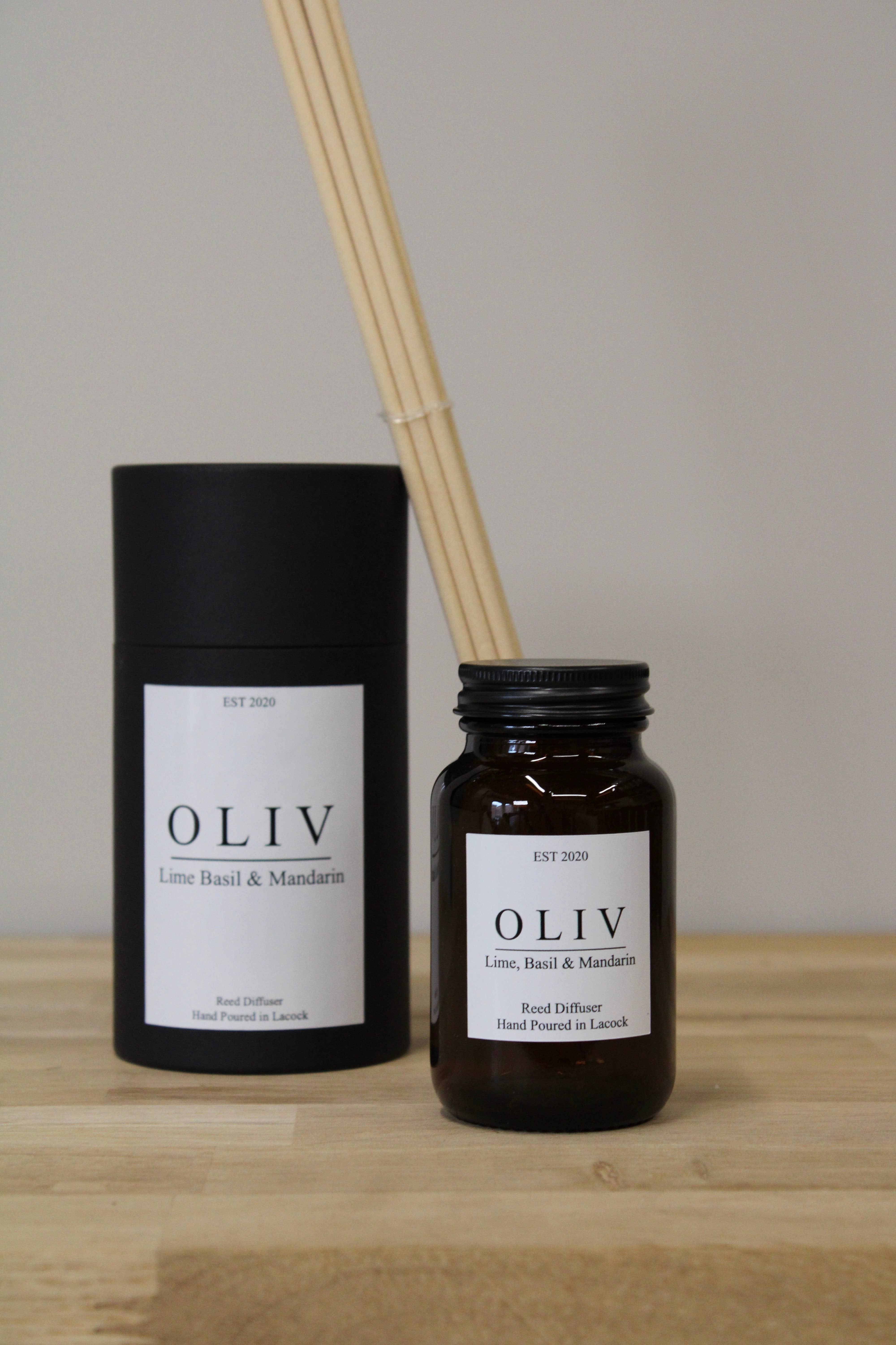 OLIV Homeware – wholesale Reed diffuser – Lime, Basil & Mandarin Natural Need Diffuser 3