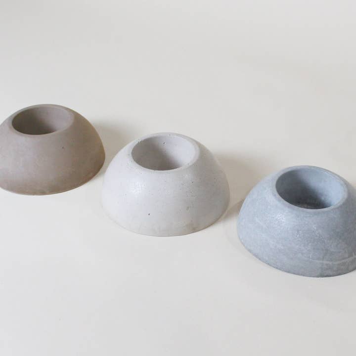 Mindful Cements - Wholesale Plant Pot - Dome Half Round Concrete Pot Planter