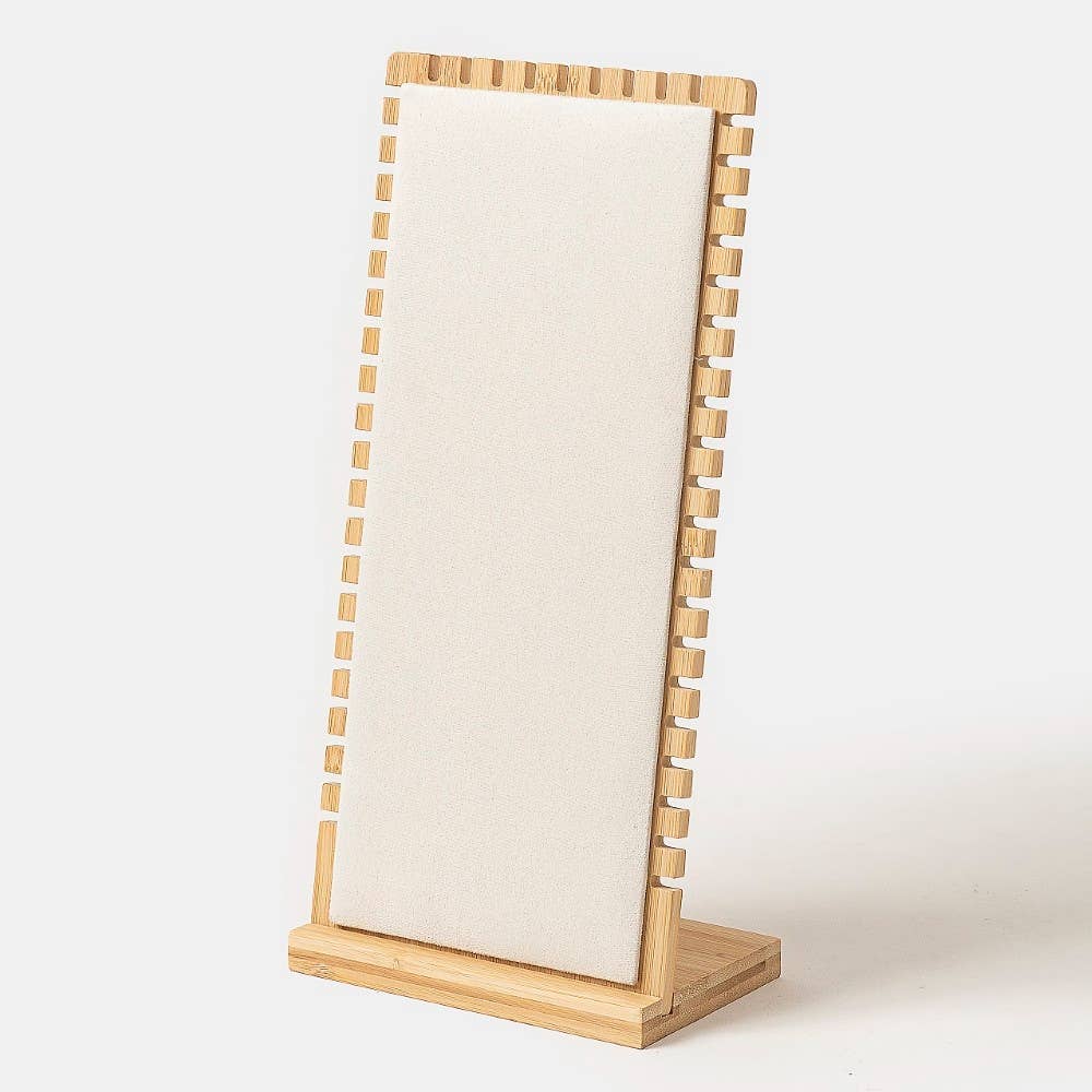 LEGNO Espositore per Gioielli Rettangolare in Legno Allungato in vendita all'ingrosso su Faire3