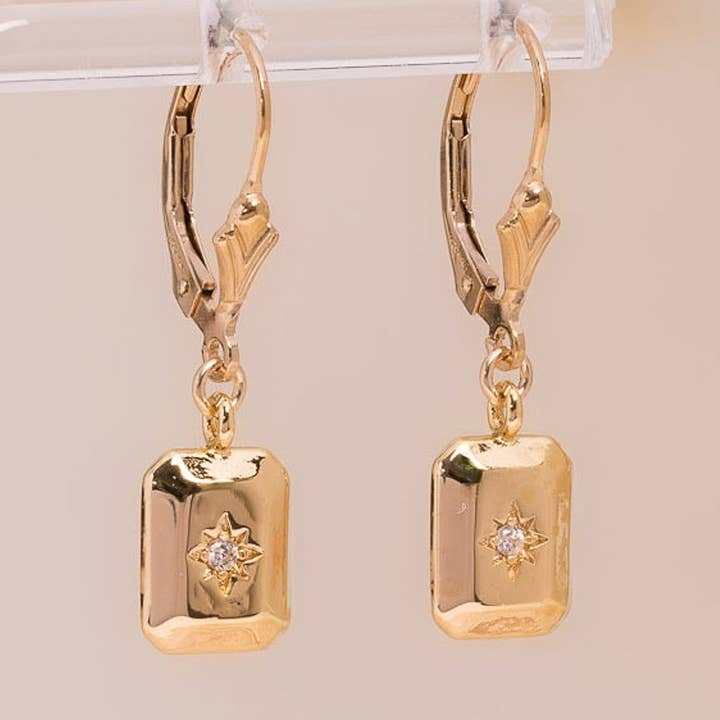 Pendientes Polaris - Relleno de Oro de 14k para venta al por mayor de LucyKitty Jewelry