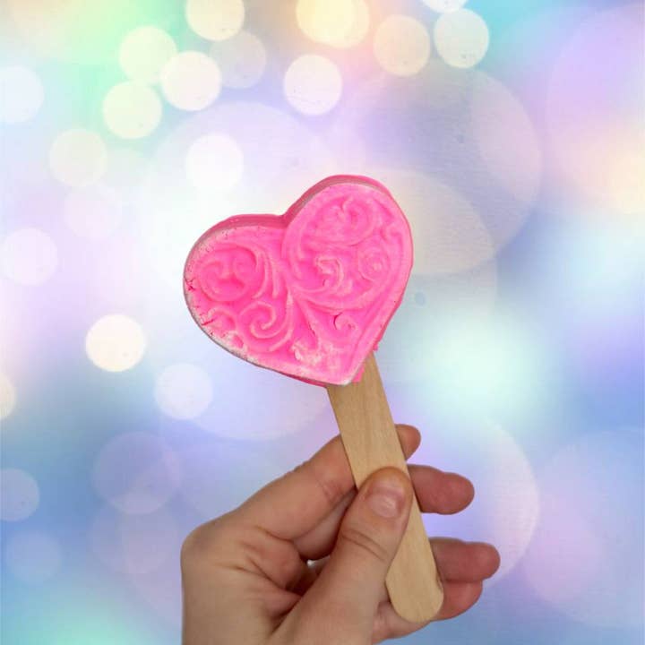 La Bomba - Wholesale Bubble Bath - Heart Bubble Bath. Solid reusable bubble bath, Valentines