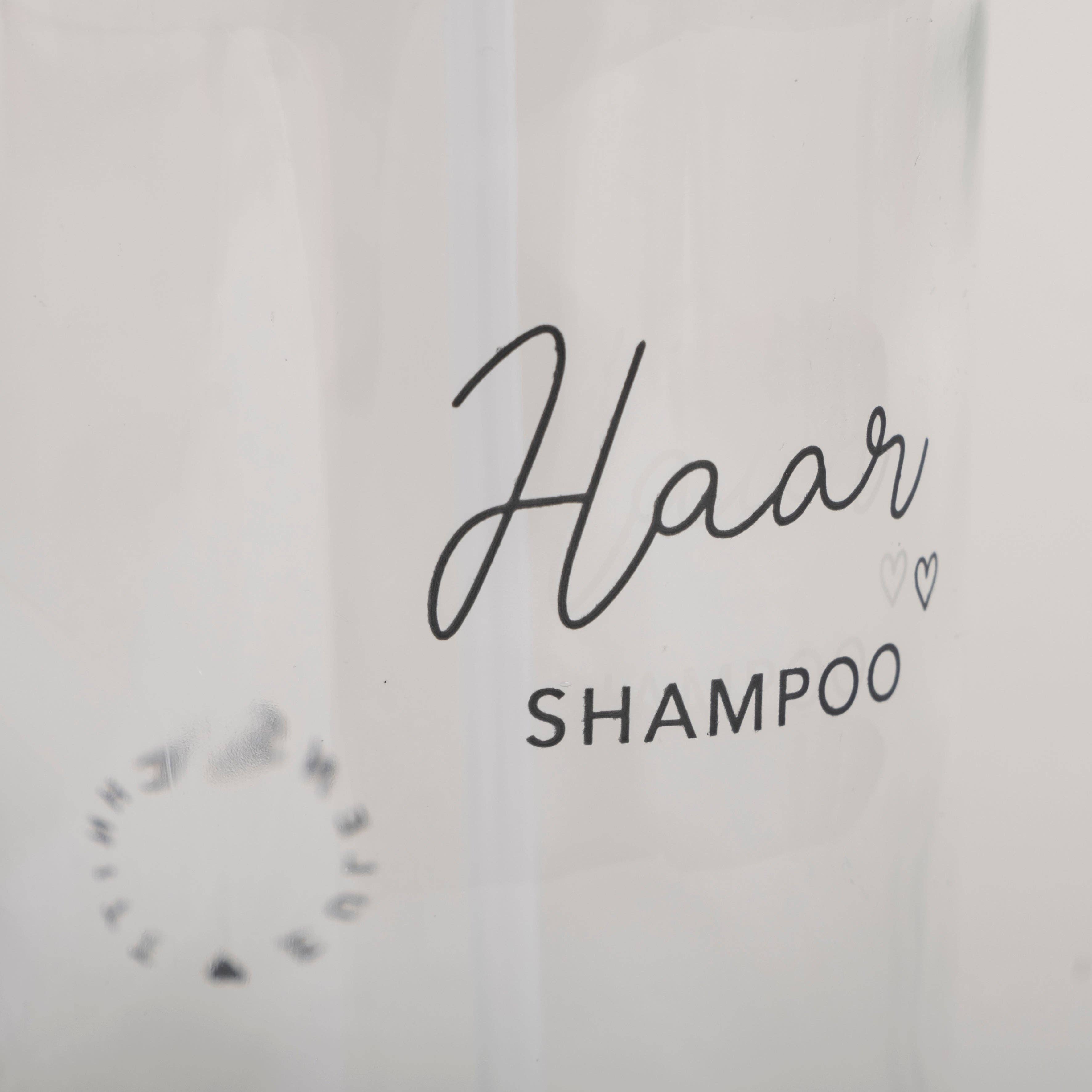 Eulenschnitt – Engroshandel Hårshampoo – Sæbedispenser til hårshampoo, transparent 500 ml (pakke med 6)1